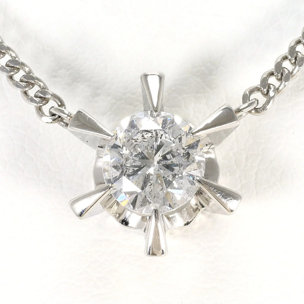 VINTAGE Silver Diamond Necklace